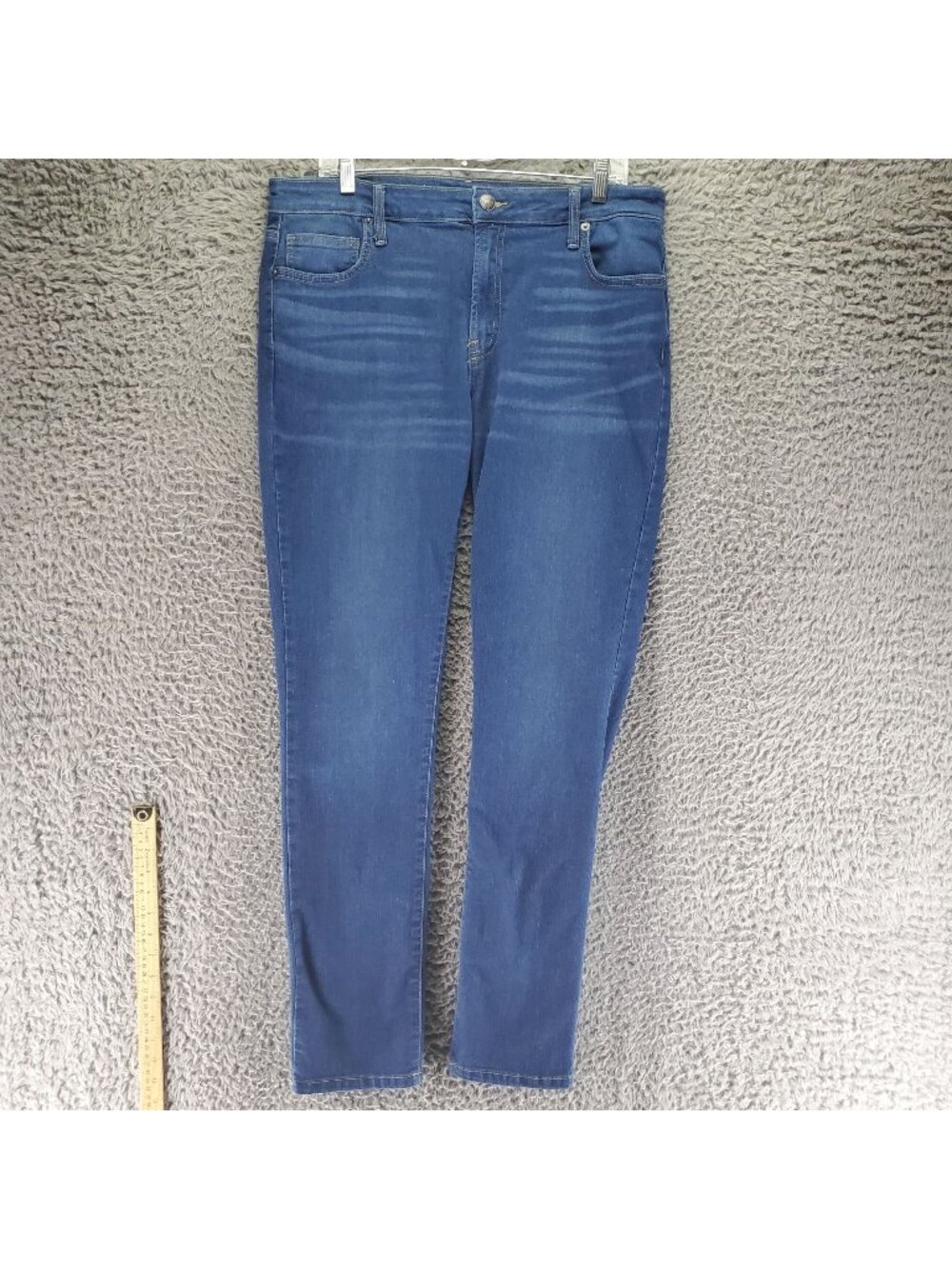 Rebel Society Jeans Mens 36x32 Blue Skinny Fit Stretch Denim *Read*